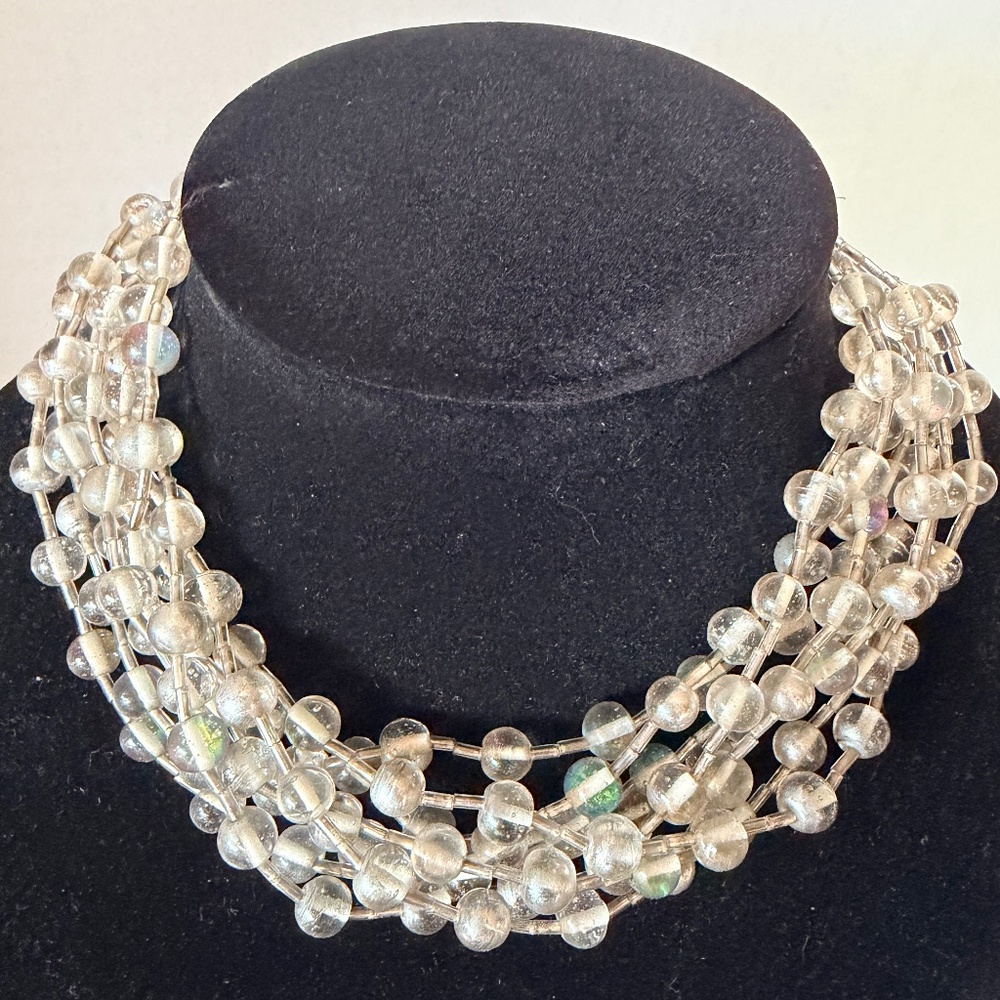 Iridescent Italian Necklace